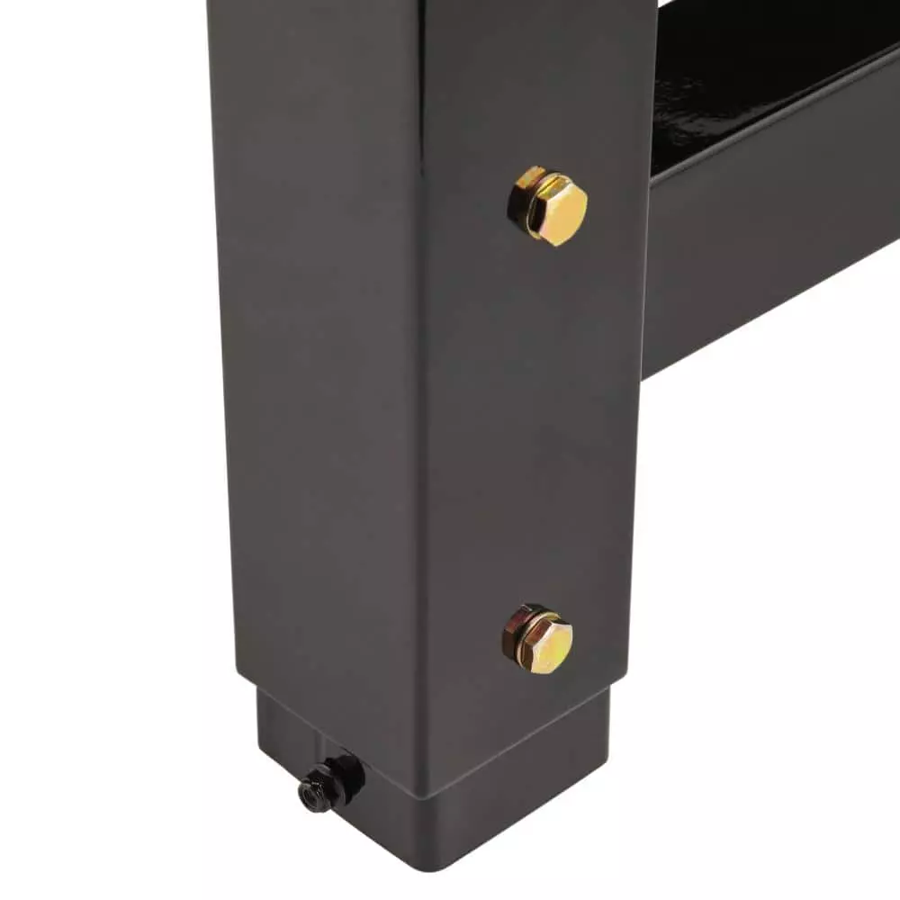 Husky 6 ft. Folding Adjustable Height Solid Wood Top Workbench in Black 10 Husky 6 ft. Folding Adjustable Height Solid Wood Top Workbench in Black - Image 8