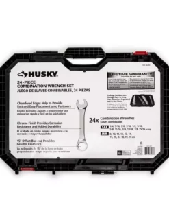 Husky SAE/MM Combination Wrench Set (24-Piece) 18 Husky SAE/MM Combination Wrench Set (24-Piece) -FixPro Store husky wrench sets hcw24pcsm 05 66 1000