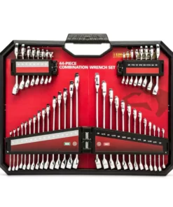Husky SAE and Metric Combination Wrench Set with Tray (44-Piece) -FixPro Store husky wrench sets hcw44pcsmtray 40 1000
