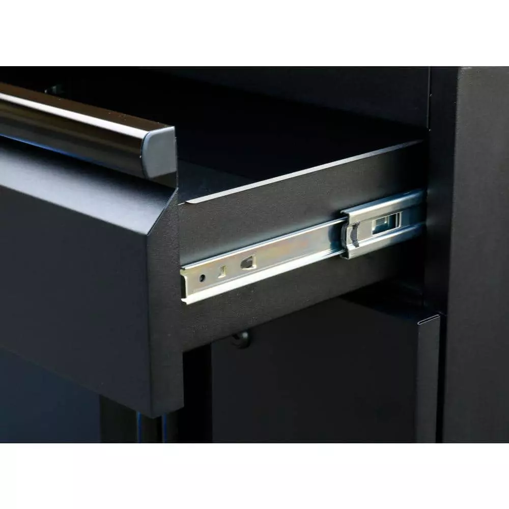 Husky Regular Duty Welded 24-Gauge Steel 1-Drawer 2-Door Garage Base Cabinet in Black (24 in. W x 33 in. H x 16 in. D) 11 Husky Regular Duty Welded 24-Gauge Steel 1-Drawer 2-Door Garage Base Cabinet in Black (24 in. W x 33 in. H x 16 in. D) - Image 9