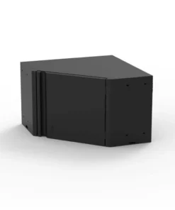 Husky Regular Duty Welded 24-Gauge Steel Wall Mounted Corner Garage Cabinet in Black (28 in. W x 18 in. H x 28 in. D) -FixPro Store matte black powder coating husky wall mounted cabinets g2801cw us c3 1000