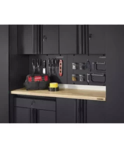 Husky 2-Pack Steel Pegboard Set in Black (24 in. W x 16 in. H) for Regular Duty Welded Steel Garage Storage System -FixPro Store matte husky pegboards g2400ap us 40 1000