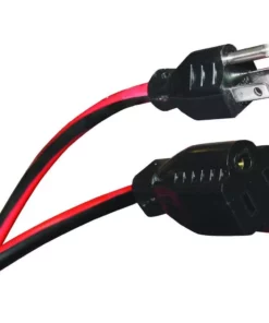 Husky 25 ft. 14/3 Indoor/Outdoor Extension Cord, Red and Black -FixPro Store red black husky general purpose cords hd 277 533 d4 1000