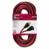 Husky 100 ft. 14/3 Indoor/Outdoor Extension Cord, Red and Black