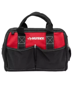 Husky 12 in 4 Pocket Zippered Tool Bag