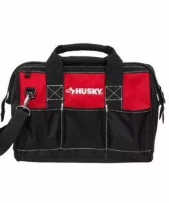Husky 15 in. 8 Pocket Zippered Tool Bag