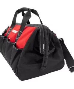Husky 18 in. 14 Pocket Zippered Tool Bag -FixPro Store red black husky tool bags hd60018 th 1f 1000