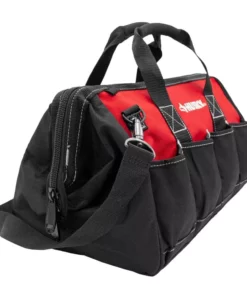 Husky 18 in. 14 Pocket Zippered Tool Bag -FixPro Store red black husky tool bags hd60018 th 40 1000
