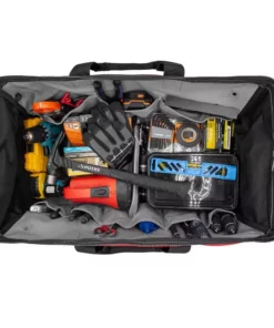 Husky 24 in. 16 Pocket Zippered Tool Bag -FixPro Store red black husky tool bags hd60024 th e1 1000