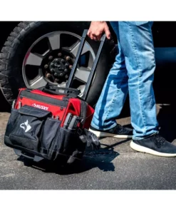 Husky 14 in. 13 Pocket Rolling Tool Bag -FixPro Store red black husky tool bags hd65014 th 31 1000