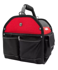 Husky 10 in. 15 Pocket Open Top Tool Bag -FixPro Store red black husky tool bags hd70010 th 40 1000