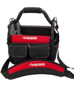 Husky 10 in. 15 Pocket Open Top Tool Bag -FixPro Store red black husky tool bags hd70010 th 44 1000