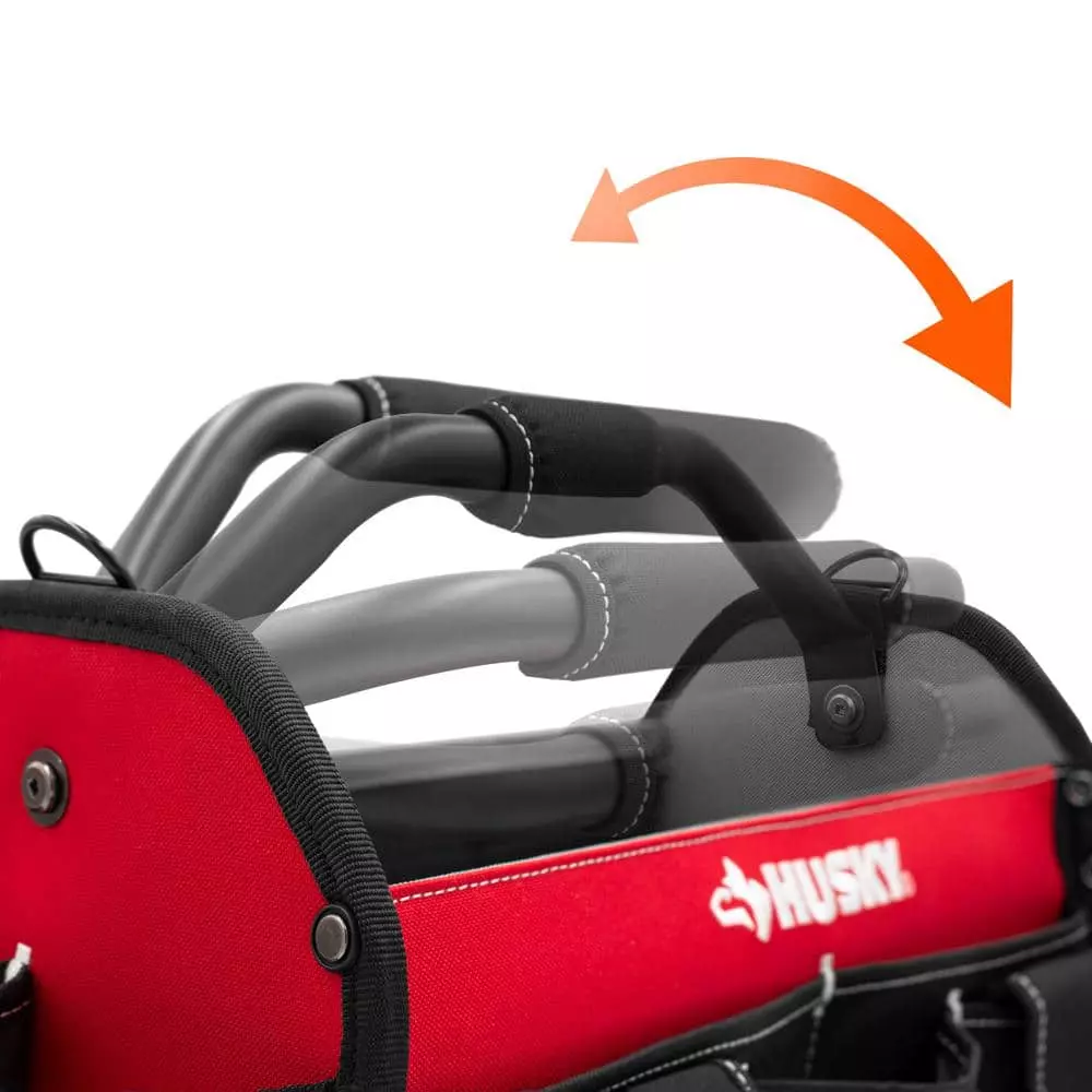 Husky 17 in. 18 Pocket Open Top Tool Bag 10 Husky 17 in. 18 Pocket Open Top Tool Bag - Image 8
