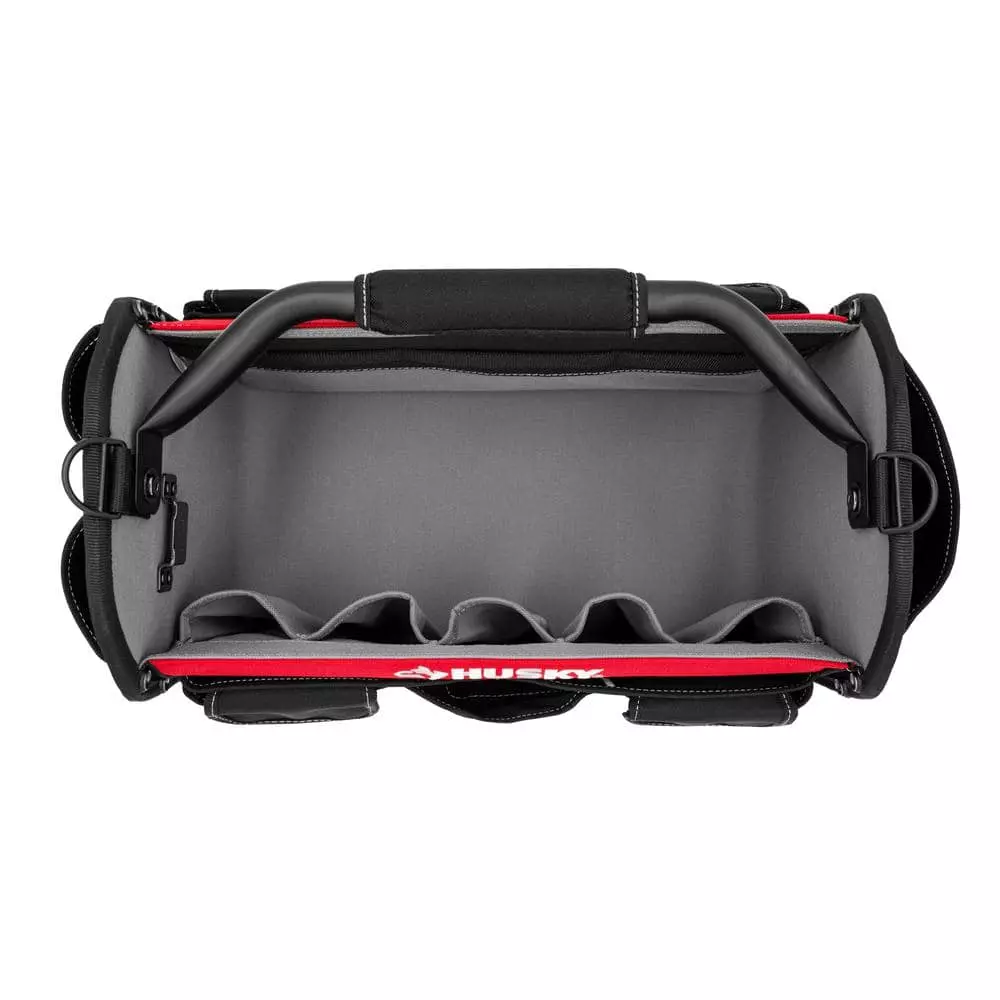Husky 17 in. 18 Pocket Open Top Tool Bag 8 Husky 17 in. 18 Pocket Open Top Tool Bag - Image 6