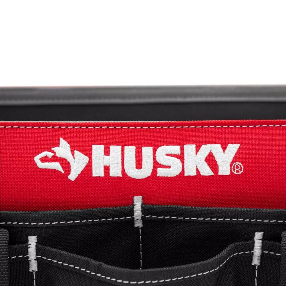 Husky 17 in. 18 Pocket Open Top Tool Bag 13 Husky 17 in. 18 Pocket Open Top Tool Bag - Image 11
