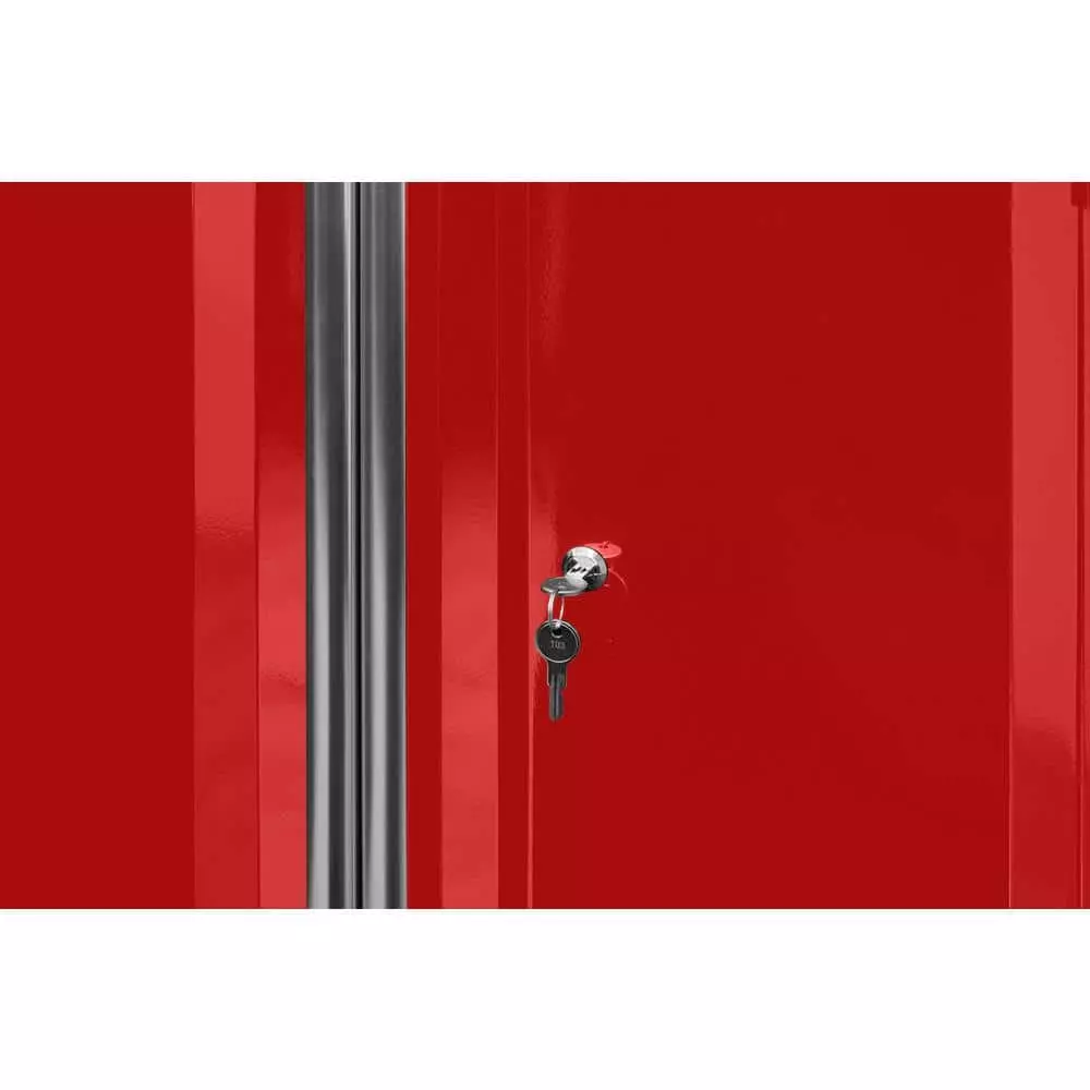 Husky Ready-to-Assemble 24-Gauge Steel 2-Door Garage Base Cabinet in Red (28 in. W x 32 in. H x 18 in. D) 12 Husky Ready-to-Assemble 24-Gauge Steel 2-Door Garage Base Cabinet in Red (28 in. W x 32 in. H x 18 in. D) - Image 10