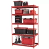 Husky 5-Tier Heavy Duty Boltless Steel Garage Storage Shelving Unit in Red (48 in. W x 78 in. H x 24 in. D) 1 Husky 5-Tier Heavy Duty Boltless Steel Garage Storage Shelving Unit in Red (48 in. W x 78 in. H x 24 in. D) -FixPro Store red husky freestanding shelving units n2r482478w5r 64 1000