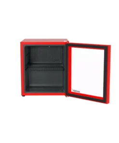 Husky 1.5 Cu. ft. 40-Can Glass Door Freestanding Countertop Quiet Mini Fridge with Reversible Door without Freezer (Red) -FixPro Store red husky mini fridges osfg010 rm 4f 1000