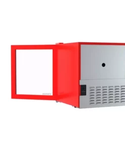 Husky 1.5 Cu. ft. 40-Can Glass Door Freestanding Countertop Quiet Mini Fridge with Reversible Door without Freezer (Red) -FixPro Store red husky mini fridges osfg010 rm 66 1000