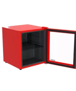Husky 1.5 Cu. ft. 40-Can Glass Door Freestanding Countertop Quiet Mini Fridge with Reversible Door without Freezer (Red) -FixPro Store red husky mini fridges osfg010 rm c3 1000