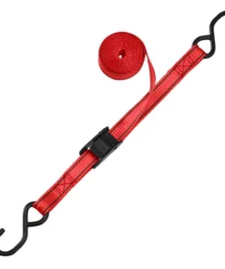 Husky 10 ft. x 1 in. Cam Buckle Tie-Down (Red) Straps with S Hook (4-Pack) -FixPro Store reds pinks husky cam buckle lashing straps fh0898t 66 1000