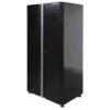 Husky Ready-to-Assemble 24-Gauge Steel Garage Gear Cabinet in Black (36 in. W x 72 in. H x 24 in. D) -FixPro Store smooth glossy black powder coating husky free standing cabinets g3624w us 64 1000