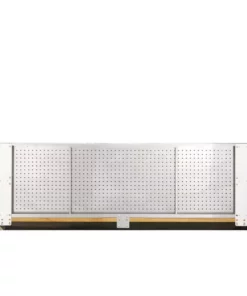 Husky 52 in. W to 72 in. W Adjustable Pegboard, Stainless Steel -FixPro Store stainless steel husky pegboards hoaa52jx1 44 1000