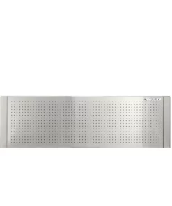 Husky 52 in. W to 72 in. W Adjustable Pegboard, Stainless Steel -FixPro Store stainless steel husky pegboards hoaa52jx1 4f 1000