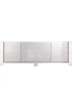 Husky 52 in. W to 72 in. W Adjustable Pegboard, Stainless Steel -FixPro Store stainless steel husky pegboards hoaa52jx1 66 1000