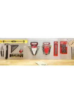 Husky 52 in. W to 72 in. W Adjustable Pegboard, Stainless Steel -FixPro Store stainless steel husky pegboards hoaa52jx1 fa 1000