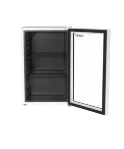 Husky 2.4 Cu. ft. 60-Can Freestanding Beverage Cooler Countertop Mini Fridge with Glass Door without Freezer (White) -FixPro Store white husky beverage wine combos osfg018 wl 1f 1000