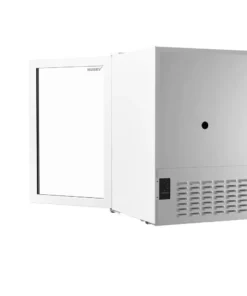 Husky 2.4 Cu. ft. 60-Can Freestanding Beverage Cooler Countertop Mini Fridge with Glass Door without Freezer (White) -FixPro Store white husky beverage wine combos osfg018 wl 44 1000