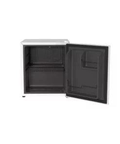 Husky 1.5 Cu. ft. 40-Can Solid Door Freestanding Countertop Quiet Mini Fridge with Reversible Door without Freezer (White) -FixPro Store white husky mini fridges osfs009 wm 4f 1000