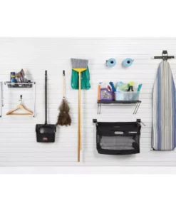 Husky Garage Slat Wall Starter Kit (8-Piece) -FixPro Store white husky slatwall panels 80235hwsk 40 1000