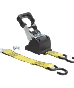 Husky 10 ft. x 1-7/8 in. 1000 lb. Commercial Retractable Ratchet -FixPro Store yellows golds husky ratchet straps 55565 4f 1000